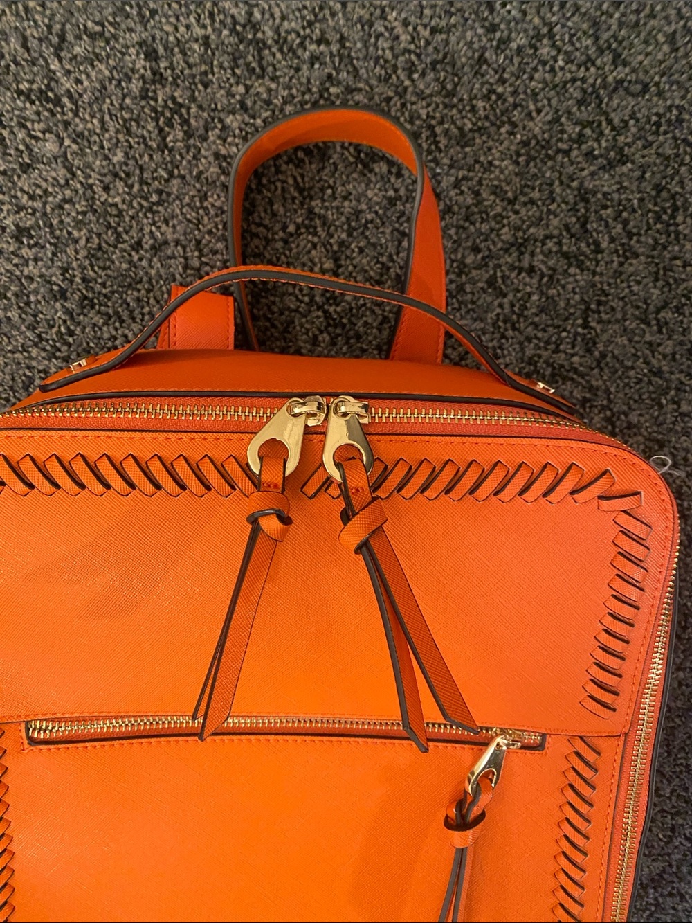 Calpak Orange Kaya Backpack - Picture 2 of 5